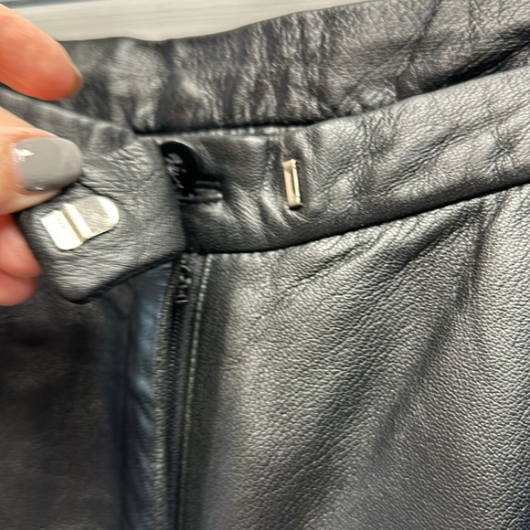 LEATHER PANTS   Vintage from JLC NY SIZE 10 - Picture 5 of 10